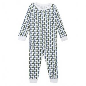 NEW LILA + HAYES boy's grayson pajama set in cowboy boots